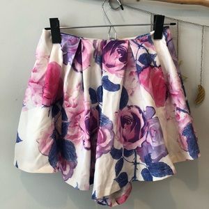 Flowy Floral Shorts